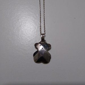 Tous Silver Pendant and Necklace